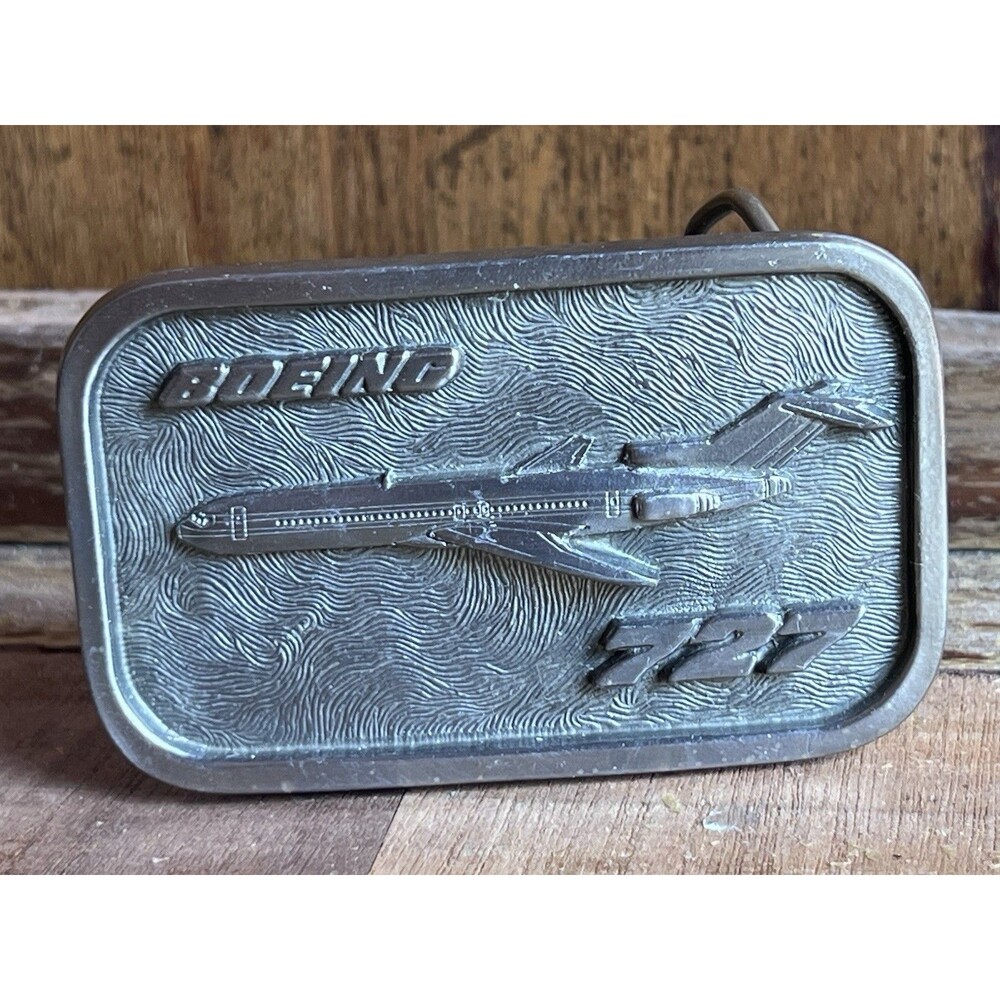 Vintage 1990 Buckle Connection "Boeing Airliners" Collector Series 727